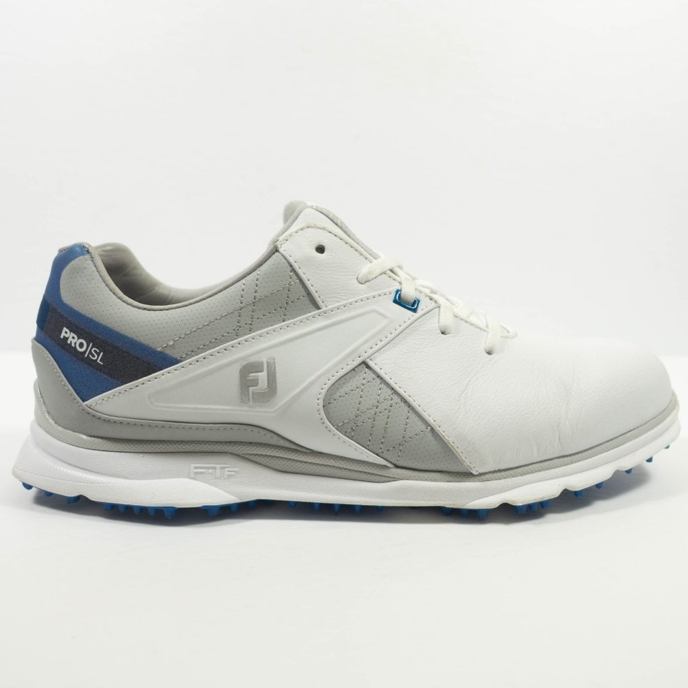 Footjoy Pro SL Leather Spikeless Golf Shoes - Men's Size 9 - Picture 4 of 10